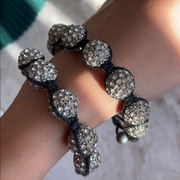 Crystal Ball Bracelets set of 2 - Picture 4 of 4